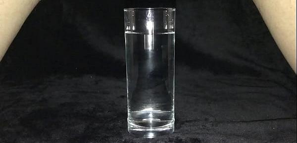  Cumshot in a Glass of Water 2